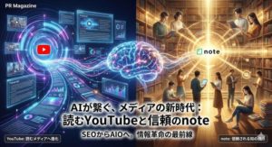AI革命で、YouTubeは「見るメディア」から「読むメディア」に!?